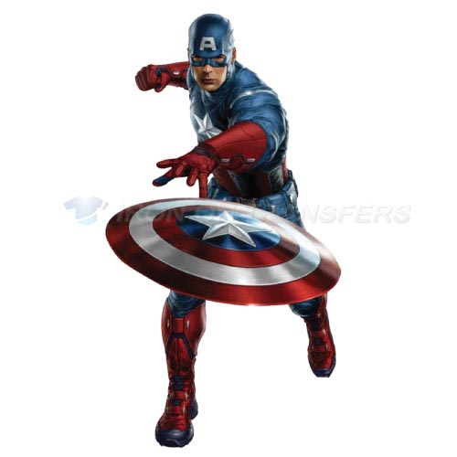 Captain America Iron-on Stickers (Heat Transfers)NO.68
